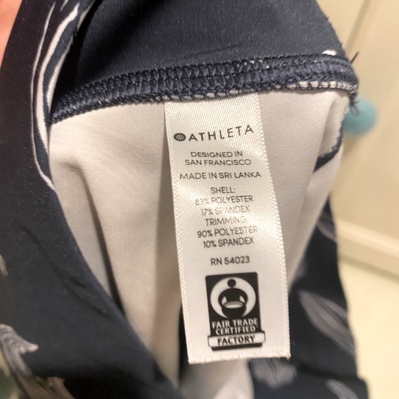 Athleta Sonic Floral Navy White Tennis/Golf Skort - Picture 9 of 9